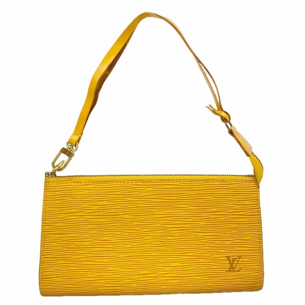 Louis Vuitton Epi Pouch Clutch Pochette Accessoires Jaune